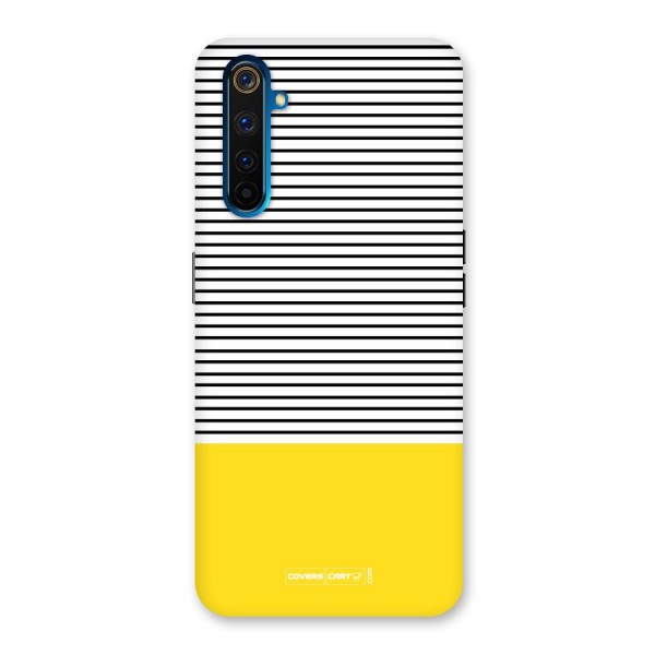 Bright Yellow Stripes Back Case for Realme 6 Pro