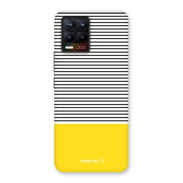 Bright Yellow Stripes Back Case for Realme 8