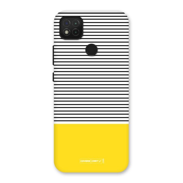 Bright Yellow Stripes Back Case for Redmi 9C