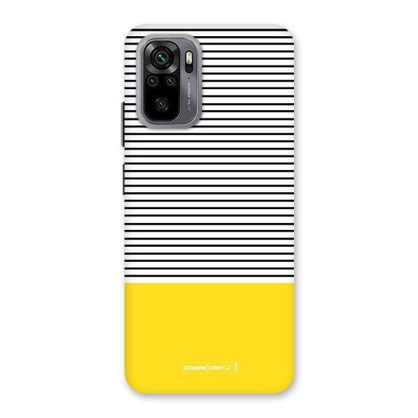 Bright Yellow Stripes Back Case for Redmi Note 10