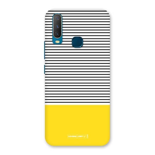 Bright Yellow Stripes Back Case for Vivo U10