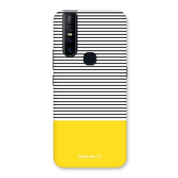 Bright Yellow Stripes Back Case for Vivo V15