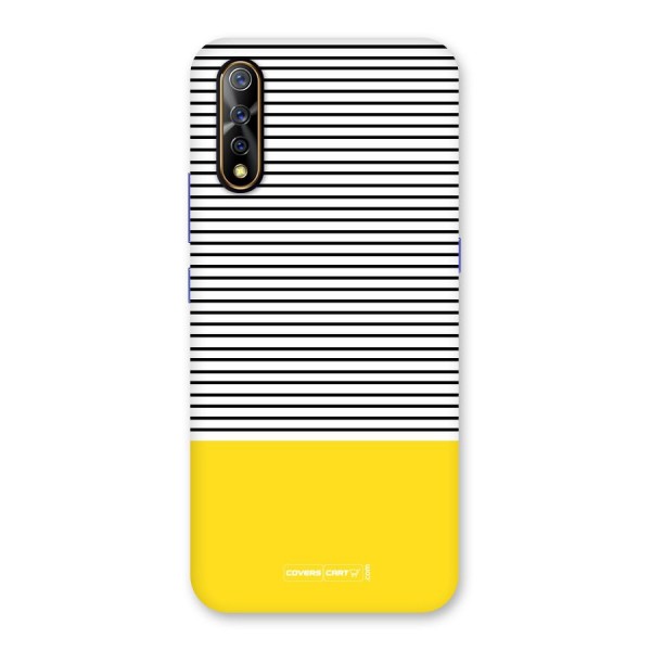 Bright Yellow Stripes Back Case for Vivo Z1x