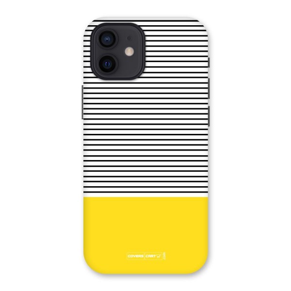 Bright Yellow Stripes Back Case for iPhone 12