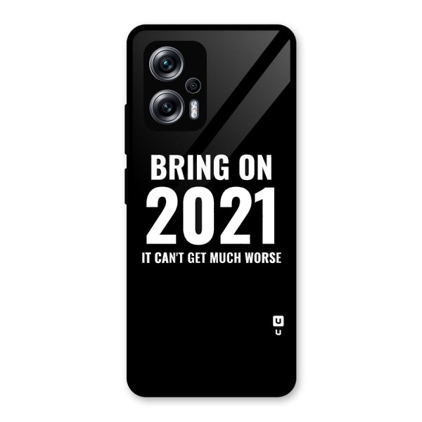 Bring On 2021 Glass Back Case for Redmi K50i