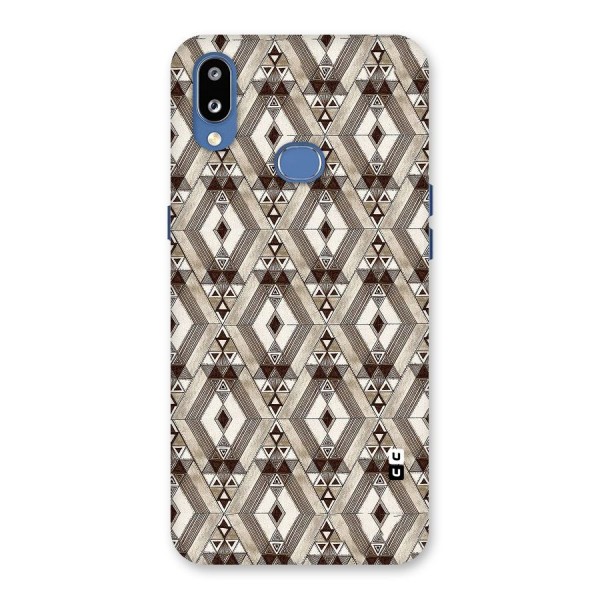 Brown Abstract Design Back Case for Galaxy M01s