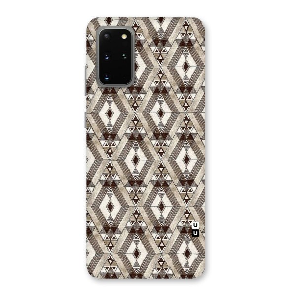 Brown Abstract Design Back Case for Galaxy S20 Plus