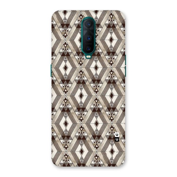 Brown Abstract Design Back Case for Oppo R17 Pro