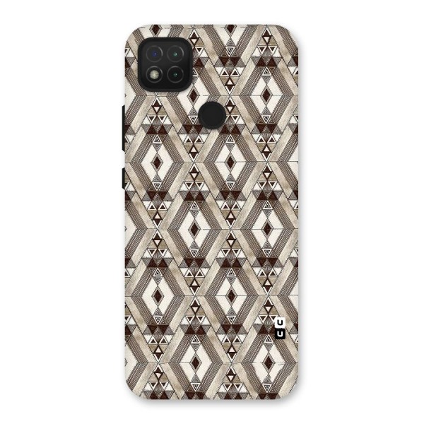 Brown Abstract Design Back Case for Redmi 9C