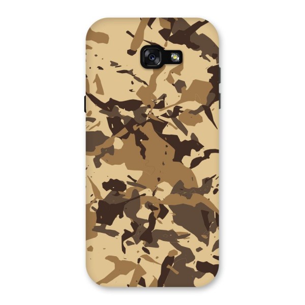 Brown Camouflage Army Back Case for Galaxy A7 (2017)