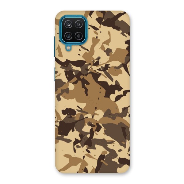 Brown Camouflage Army Back Case for Galaxy F12