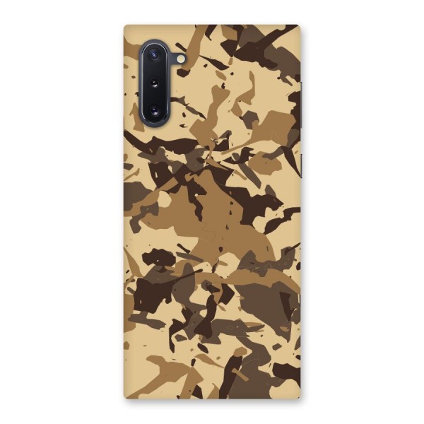 Brown Camouflage Army Back Case for Galaxy Note 10