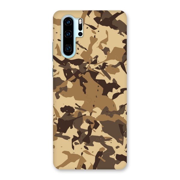 Brown Camouflage Army Back Case for Huawei P30 Pro