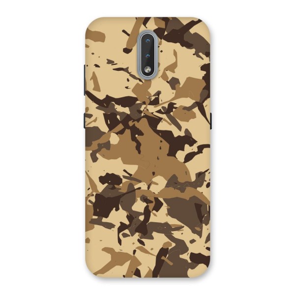 Brown Camouflage Army Back Case for Nokia 2.3