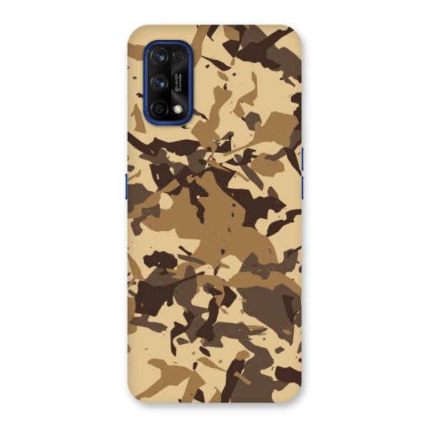 Brown Camouflage Army Back Case for Realme 7 Pro