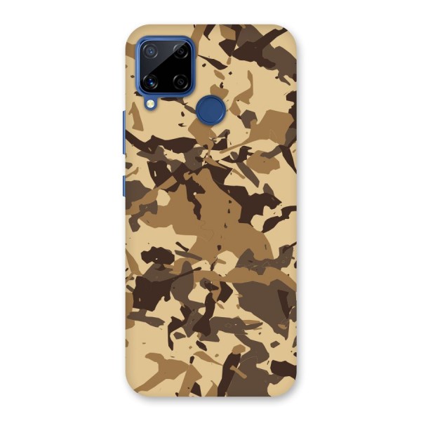 Brown Camouflage Army Back Case for Realme C12