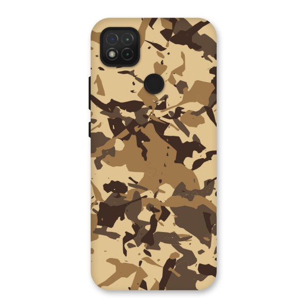 Brown Camouflage Army Back Case for Redmi 9C