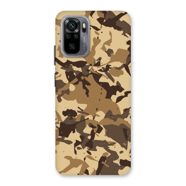 Brown Camouflage Army Back Case for Redmi Note 10