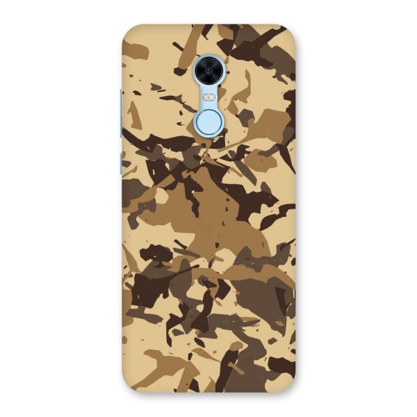 Brown Camouflage Army Back Case for Redmi Note 5