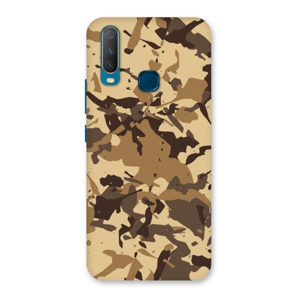 Brown Camouflage Army Back Case for Vivo U10