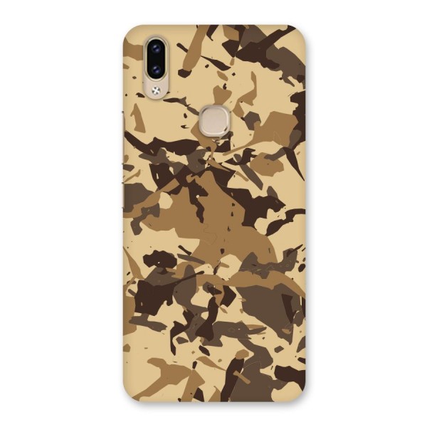 Brown Camouflage Army Back Case for Vivo V9