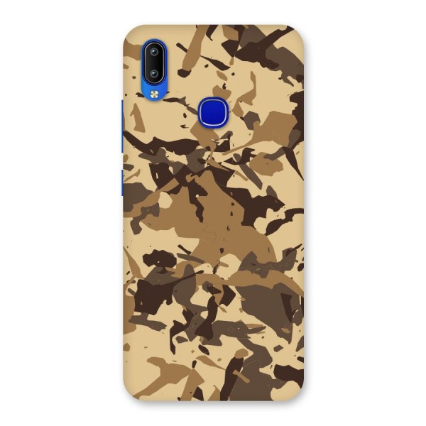 Brown Camouflage Army Back Case for Vivo Y91