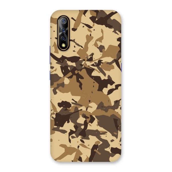 Brown Camouflage Army Back Case for Vivo Z1x