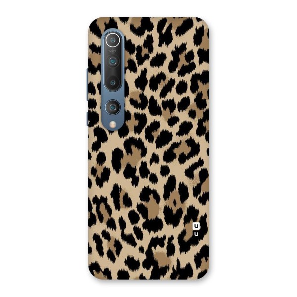 Brown Leapord Print Back Case for Mi 10