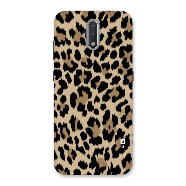 Brown Leapord Print Back Case for Nokia 2.3