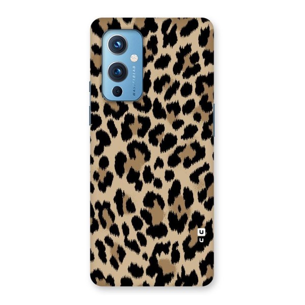 Brown Leapord Print Back Case for OnePlus 9