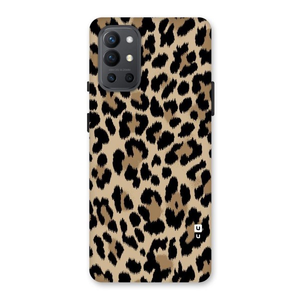 Brown Leapord Print Back Case for OnePlus 9R