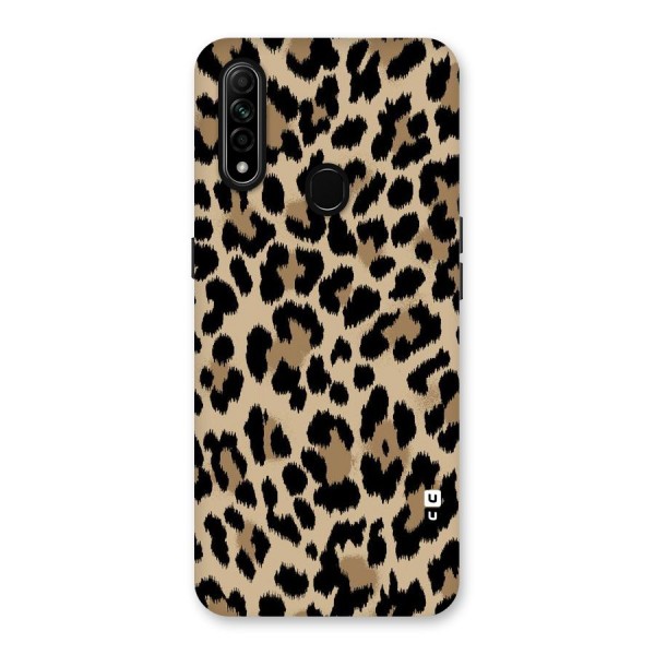 Brown Leapord Print Back Case for Oppo A31