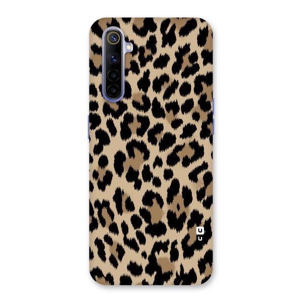 Brown Leapord Print Back Case for Realme 6