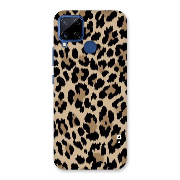 Brown Leapord Print Back Case for Realme C12