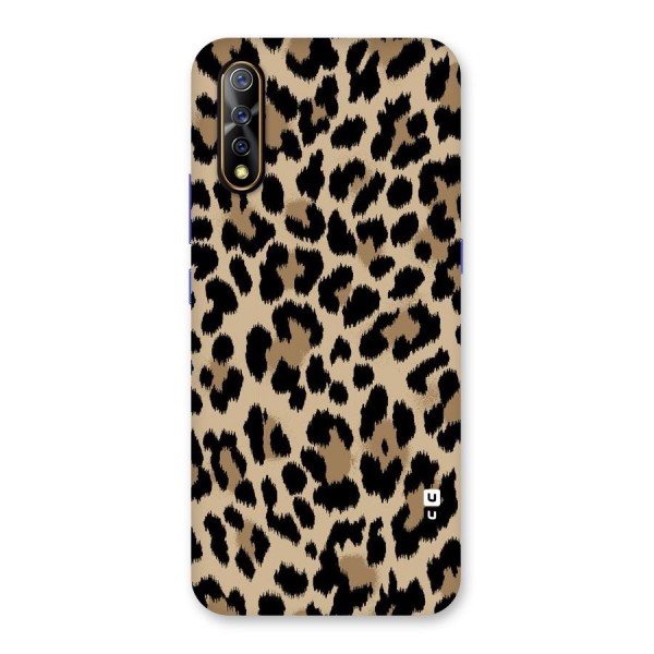 Brown Leapord Print Back Case for Vivo S1