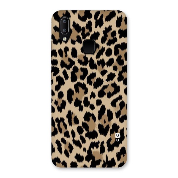 Brown Leapord Print Back Case for Vivo Y95