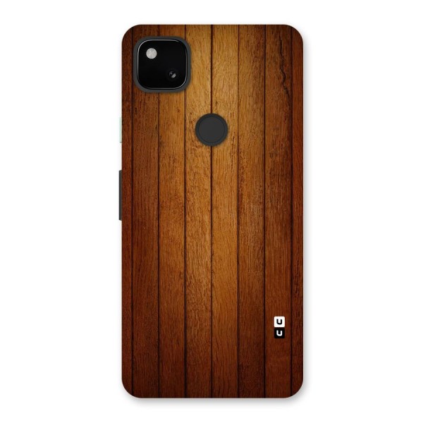 Brown Wood Design Back Case for Google Pixel 4a