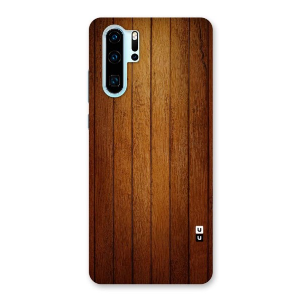 Brown Wood Design Back Case for Huawei P30 Pro