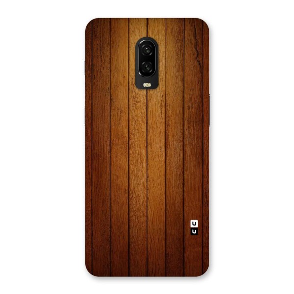 Brown Wood Design Back Case for OnePlus 6T