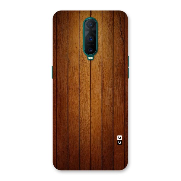 Brown Wood Design Back Case for Oppo R17 Pro