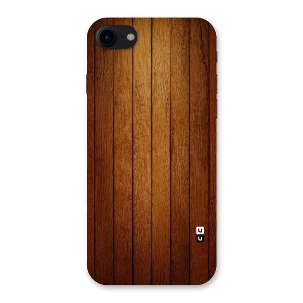 Brown Wood Design Back Case for iPhone SE 2020