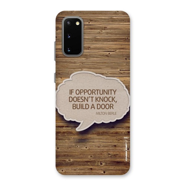 Build Your Door Back Case for Galaxy S20