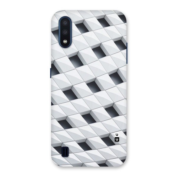 Building Pattern Back Case for Galaxy M01