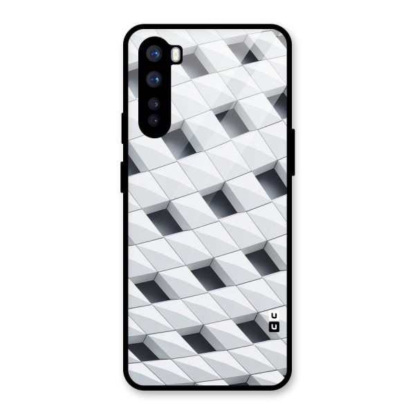 Building Pattern Glass Back Case for OnePlus Nord