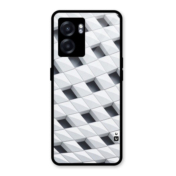 Building Pattern Glass Back Case for Oppo K10 (5G)