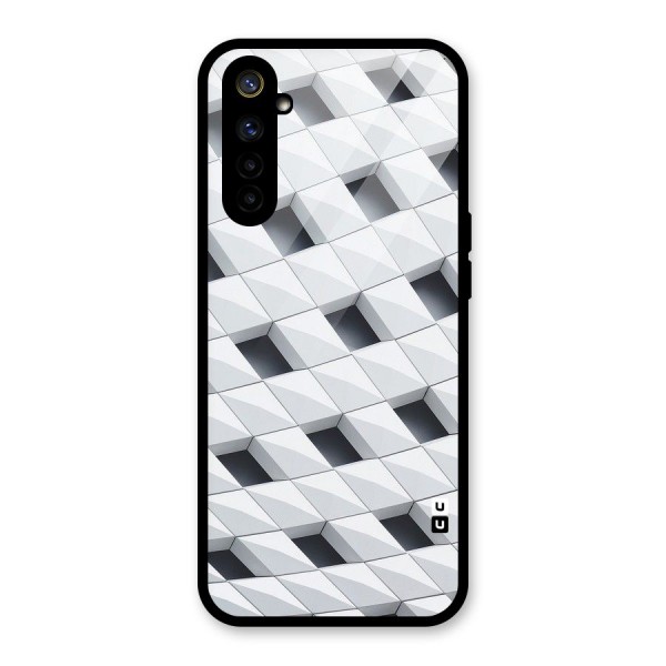 Building Pattern Glass Back Case for Realme 6