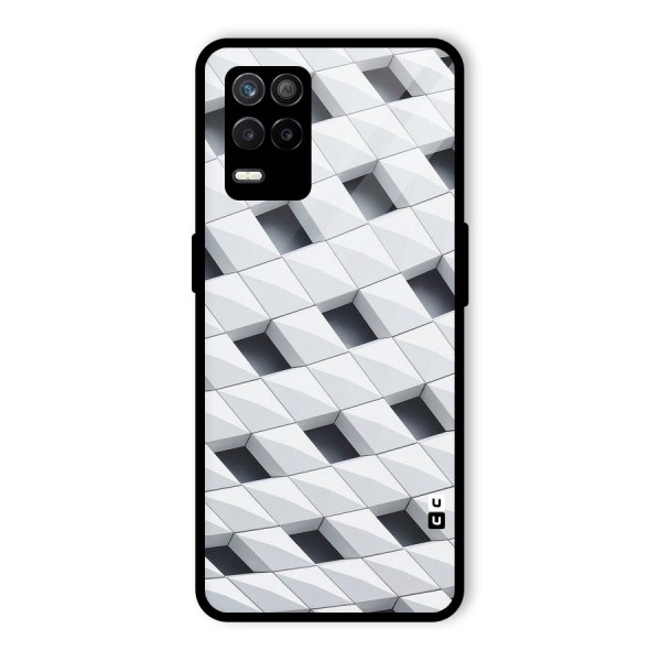 Building Pattern Glass Back Case for Realme 9 5G