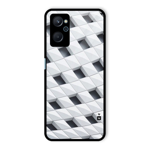 Building Pattern Glass Back Case for Realme 9i