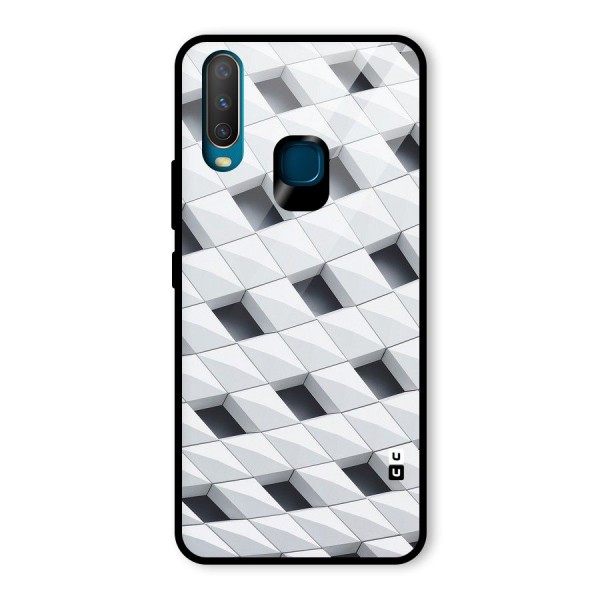 Building Pattern Glass Back Case for Vivo Y15