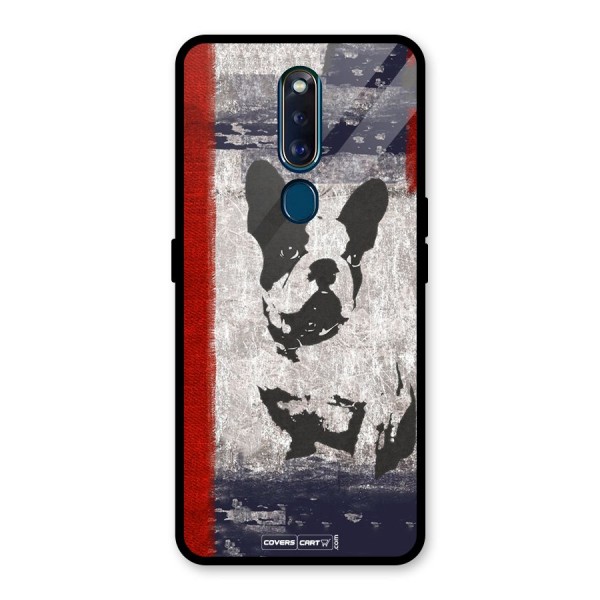 Bull Dog Glass Back Case for Oppo F11 Pro